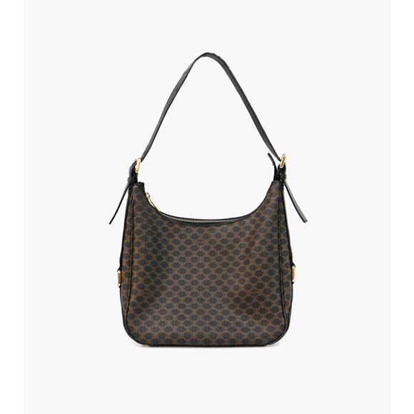 CELINE Black Macadam Shoulder Bag A-A29908 - Picture 1 of 1